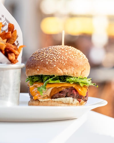 Burger et frites